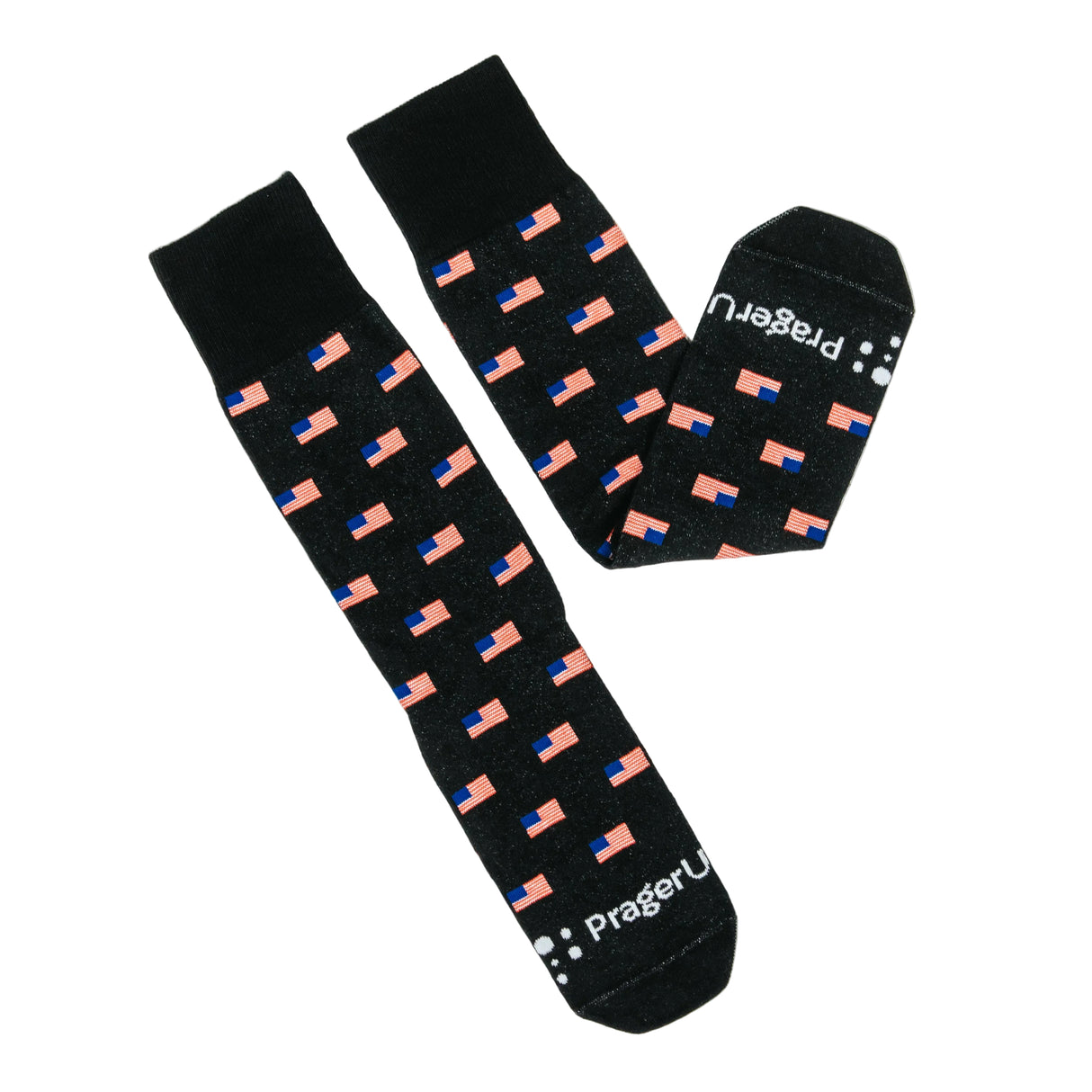 Flag Socks–Black