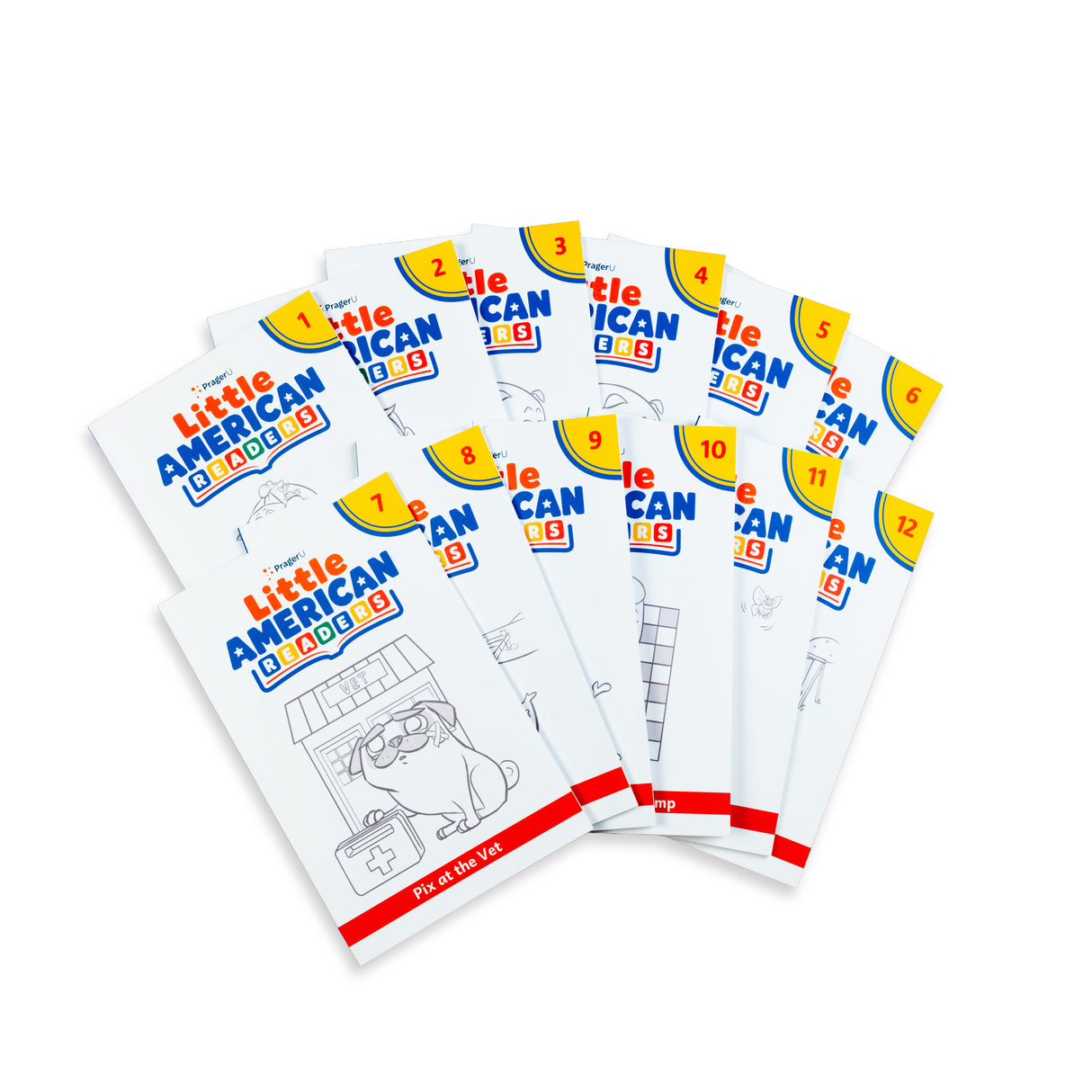 Little American Readers Set 1: 12-Book Phonics Bundle
