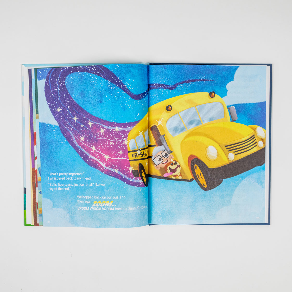 Limited edition hardcover book by PragerU titled Otto's Tales, featuring The National Anthem and Pledge of Allegiance.