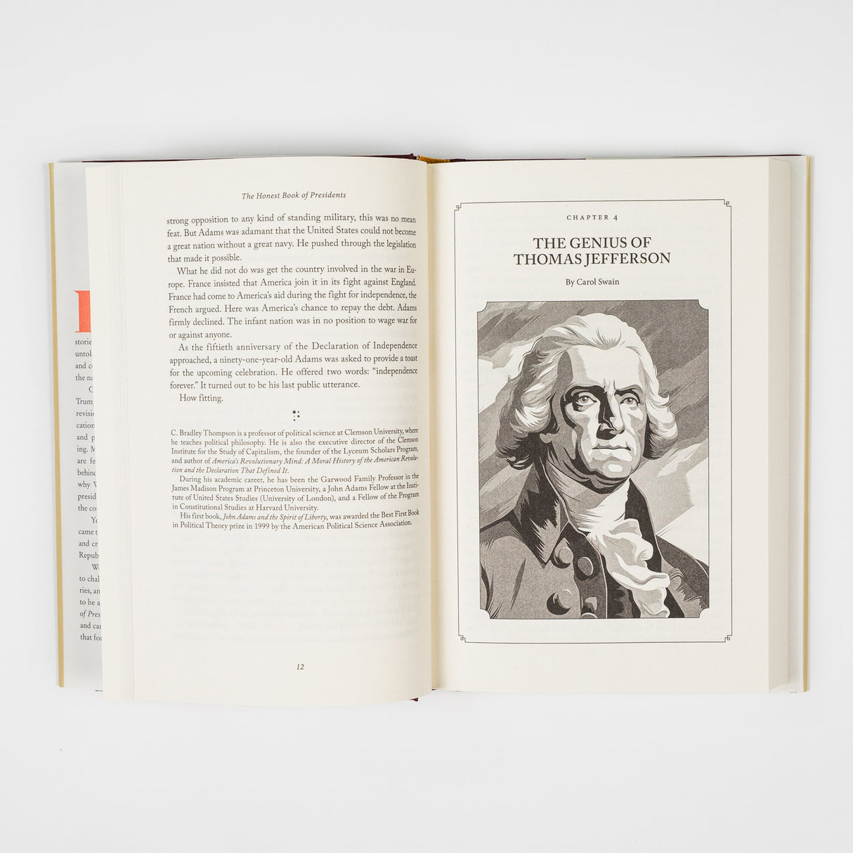 Cover of The Honest Book of Presidents by PragerU, featuring illustrations of American presidents shaping the nation.