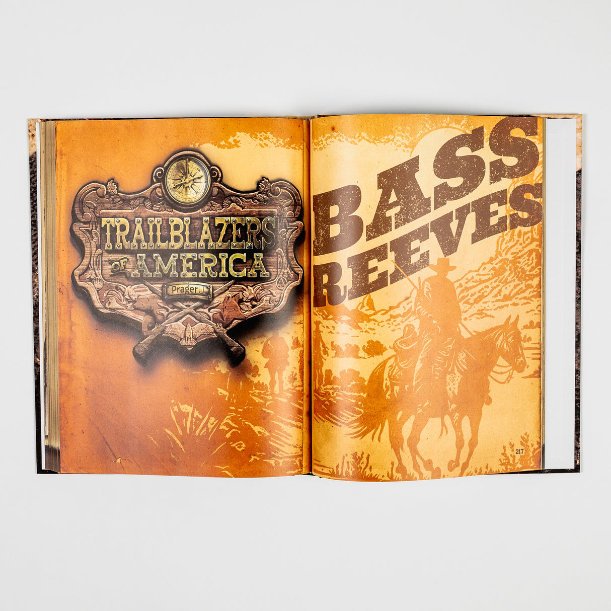 Cover image of "Trailblazers of America: Heroes of the Frontier" by PragerU featuring a historic frontier scene and bold title text.