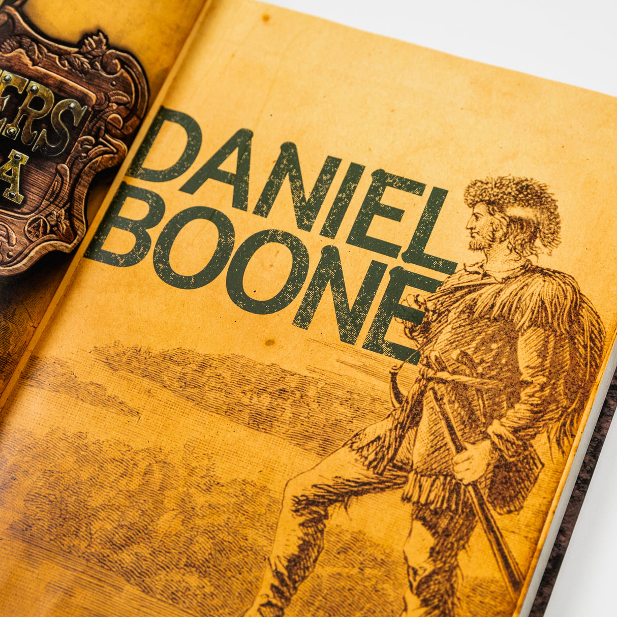 Book cover for "Trailblazers of America: Heroes of the Frontier" by PragerU, featuring a historical frontier scene.