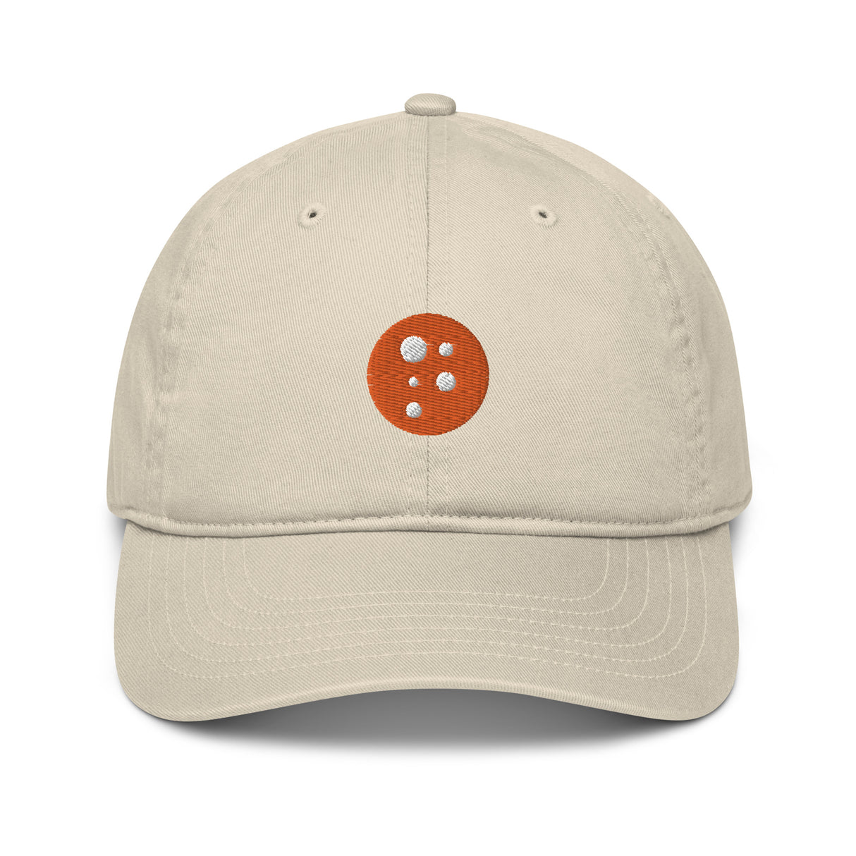 PragerU Dot baseball hat featuring a casual design with the PragerU logo on the front in a stylish, adjustable cap style.