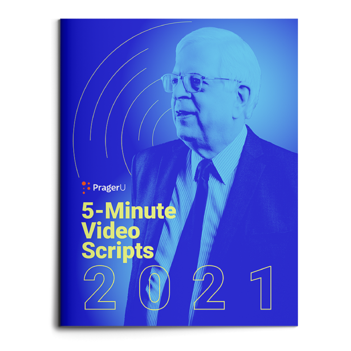 PragerU 2021 Video Scripts PDF e-book showing the cover with title and branding, digital file for educational video scripts.