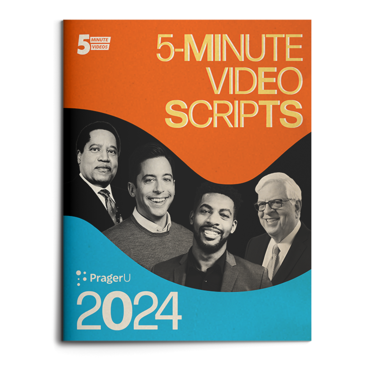 PragerU 2024 Video Scripts PDF e-book showing the cover with title and branding on a white background.
