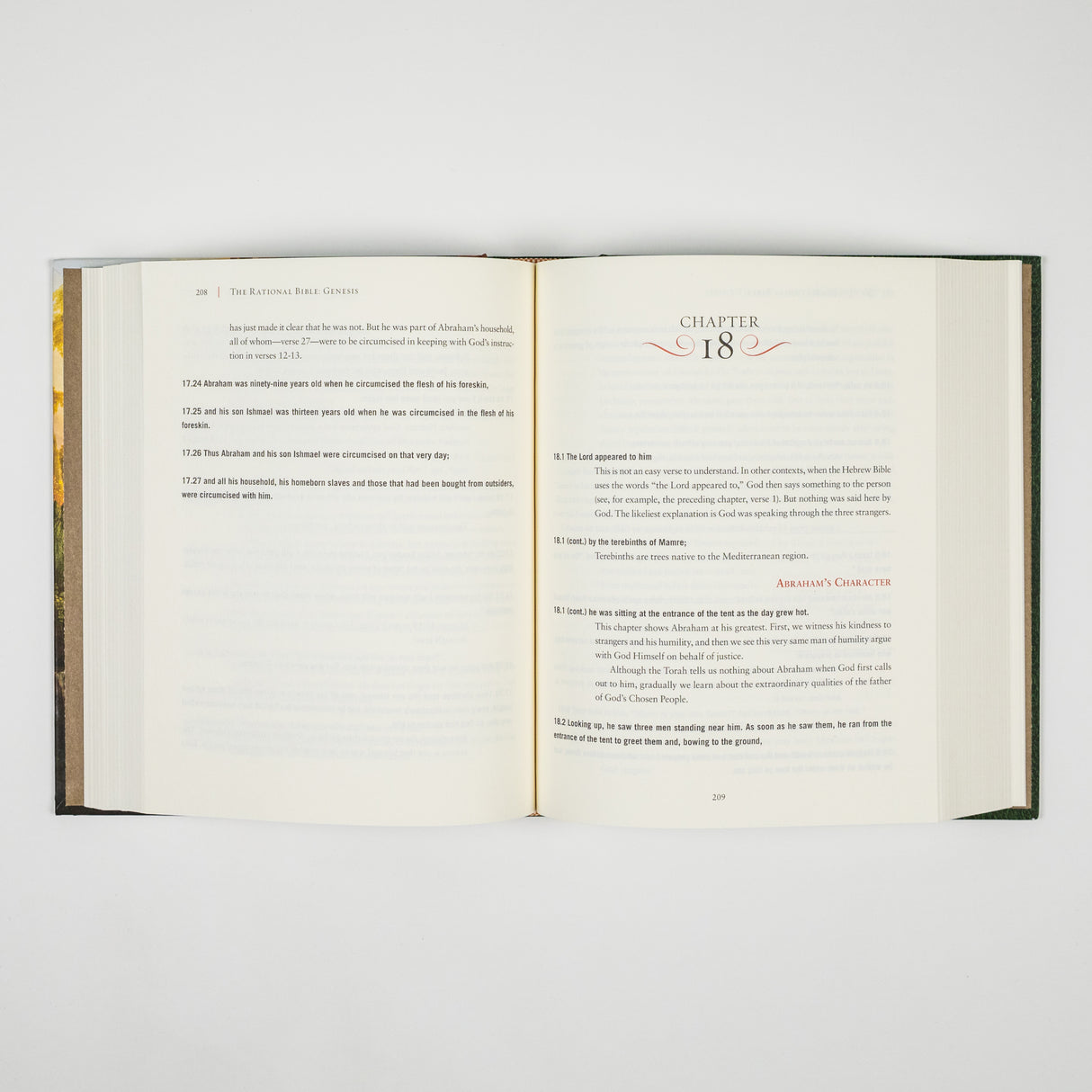 The Rational Bible: Genesis book by Regnery Faith, featuring a cover with Hebrew script and biblical imagery.