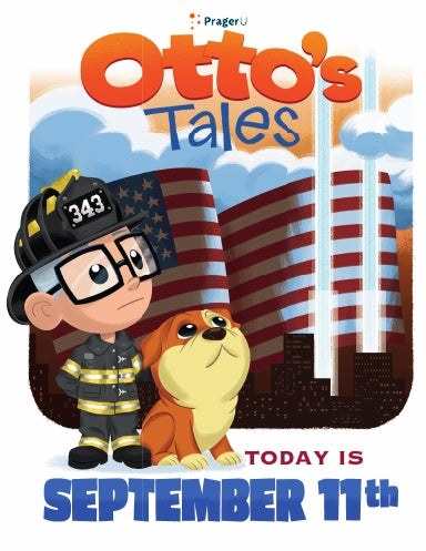 PragerU Otto's Tales book titled "Today is September 11th" with a colorful cover featuring illustrations and text.