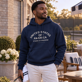Stand for Freedom Hoodie–Beige Logo