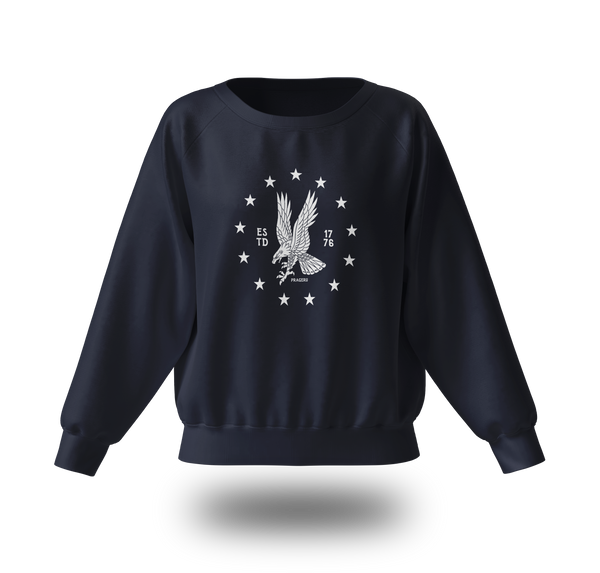 Freedom Eagle White Emblem Sweatshirt