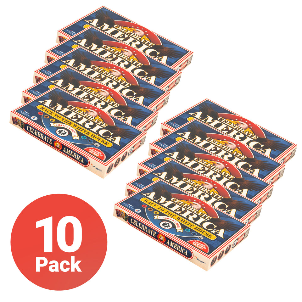Celebrate America: Race to the White House Board Game | 10-Pack