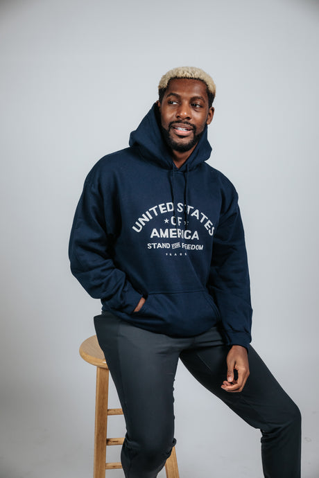 Stand for Freedom Hoodie–Beige Logo