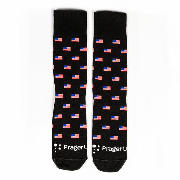 Flag Socks - Black