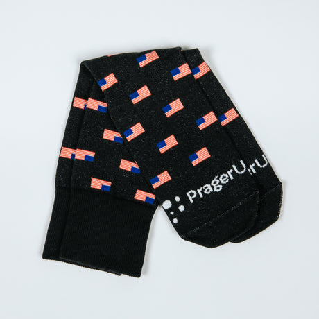 Flag Socks–Black