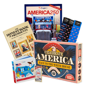PragerU America 250 Collection bundle featuring educational materials celebrating the 250th anniversary of the United States.