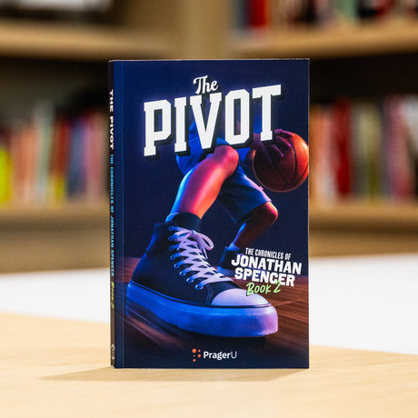 PragerU The Pivot book cover from The Chronicles of Jonathan Spencer series, featuring a colorful illustration and title text.