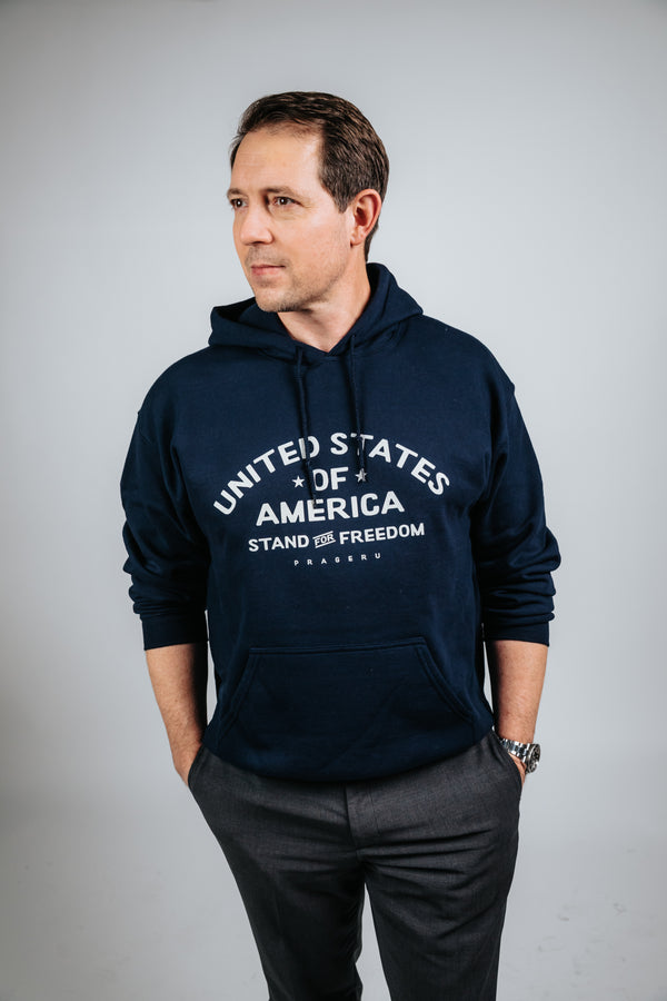 Stand for Freedom Hoodie Beige Logo