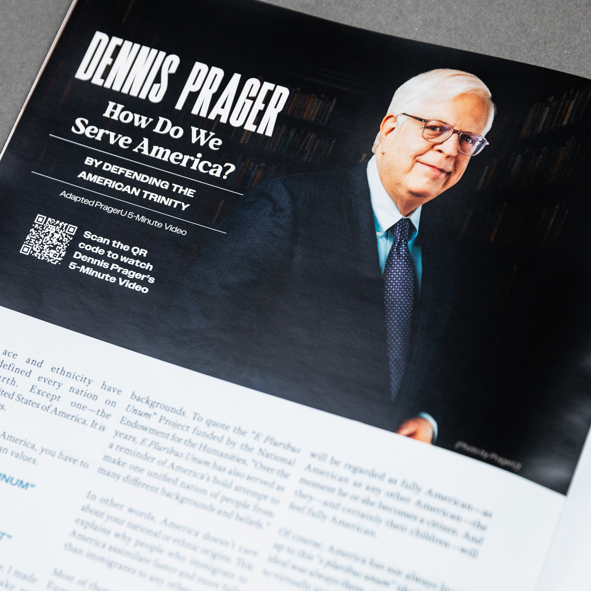 PragerU America 250 Magazine, limited collectible edition, 250th anniversary commemorative issue, featuring historic imagery and design.