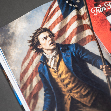 Book titled "An American Tradition: The Independence Day Ceremony" by PragerU, featuring patriotic cover art.