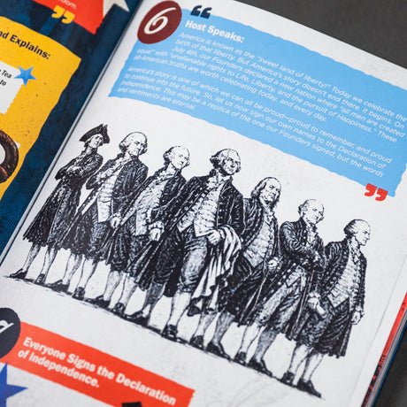 PragerU American Tradition book titled "The Independence Day Ceremony" with patriotic cover design.