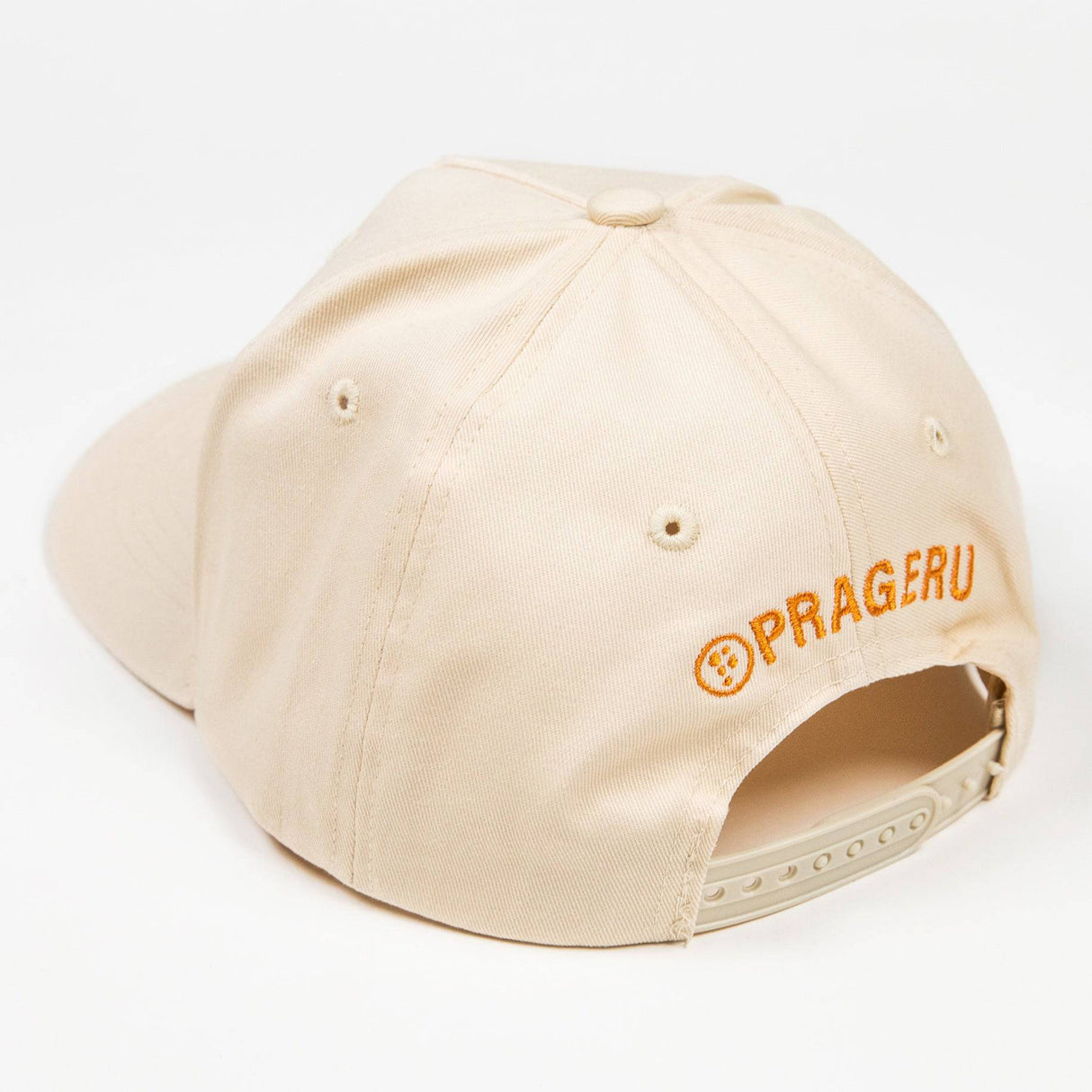 PragerU Faith Over Fear hat featuring a black baseball cap with embroidered white text, casual and stylish headwear for everyday wear.