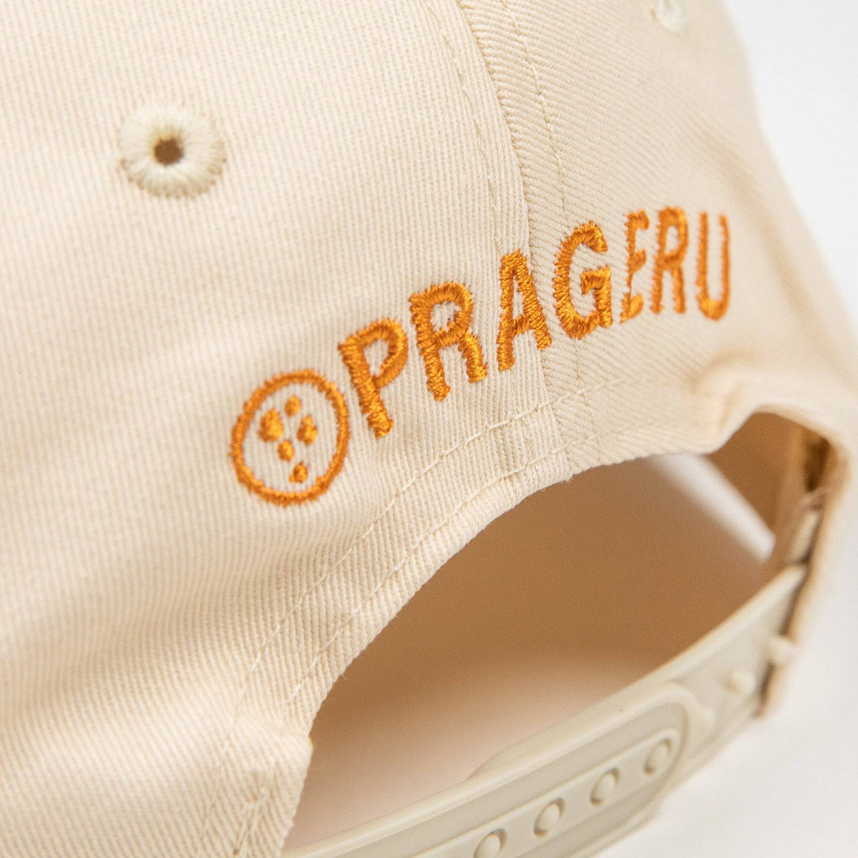 PragerU Faith Over Fear hat featuring a stylish design, adjustable strap, and embroidered text on a classic baseball cap style.