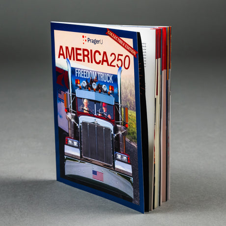PragerU America 250 Collection set featuring educational materials and memorabilia celebrating 250 years of American history.