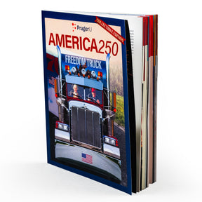 PragerU America 250 magazine, limited collectible edition, 250th anniversary commemorative issue featuring historic content and artwork.