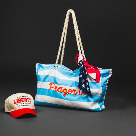American Summer Bundle | Beach Tote, Bandana & Hat