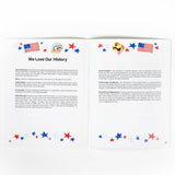 Inside view of PragerU Otto's Tales "Let's Visit" collection, a set of 12 educational books for children.