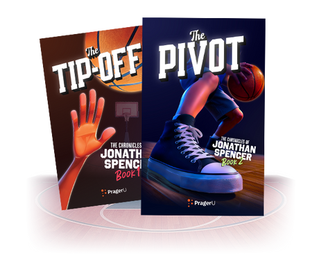 PragerU The Chronicles of Jonathan Spencer book bundle, featuring multiple books displayed in a sleek, modern cover design.