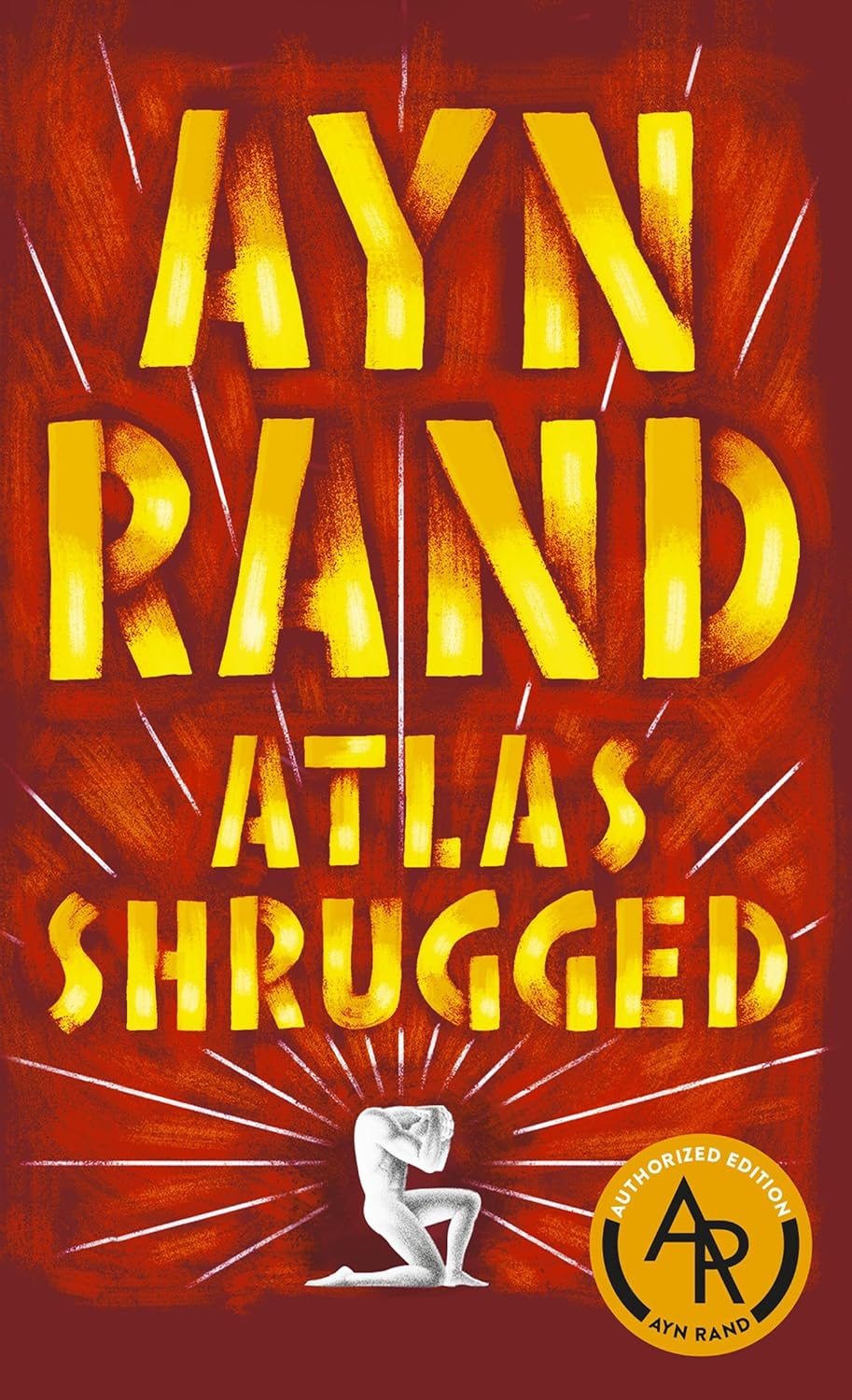 A hardcover edition of Atlas Shrugged by Ayn Rand, published by Signet Book, showing the book cover featuring the title and author's name.