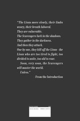 Book cover of "Lions and Scavengers: The True Story of America and Her Critics" by Ben Shapiro, published by Threshold Editions.