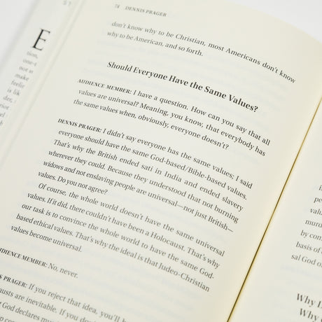 Cover image of "If There Is No God" by Broadside Books, featuring a book about the debate over defining good and evil.