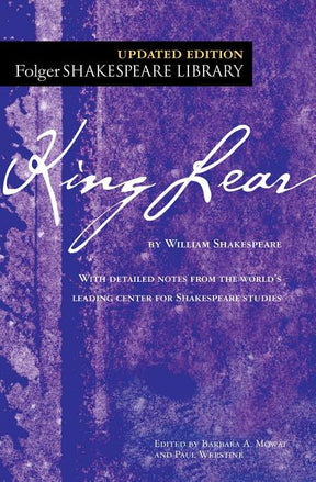 Cover image of the GetBooks book "King Lear" by Simon & Schuster featuring Shakespeare's classic play.