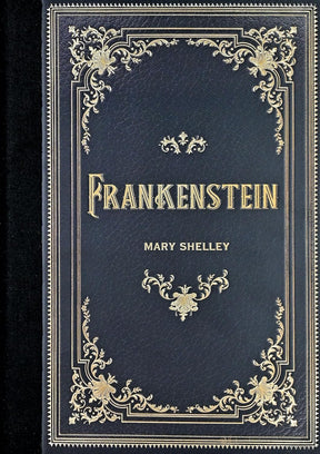 Cover of Frankenstein by Mary Shelley, part of the Masterpiece Library Edition, published by Peter Pauper Press.
