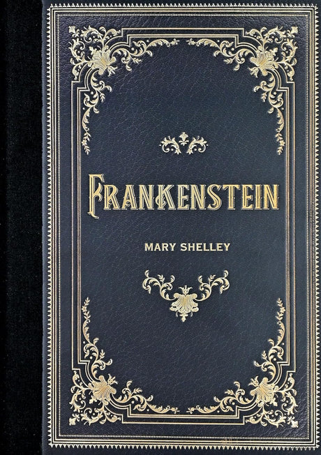 Cover of Frankenstein by Mary Shelley, part of the Masterpiece Library Edition, published by Peter Pauper Press.