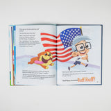 Limited edition hardcover book titled Otto's Tales featuring the National Anthem and Pledge of Allegiance by PragerU.
