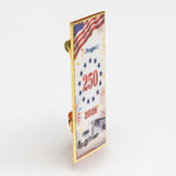 2026 America 250 Pin of the Year by PragerU featuring a patriotic design and the year 2026.