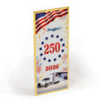 PragerU America 250th Anniversary pin featuring the PragerU logo and patriotic design for the 250th celebration.