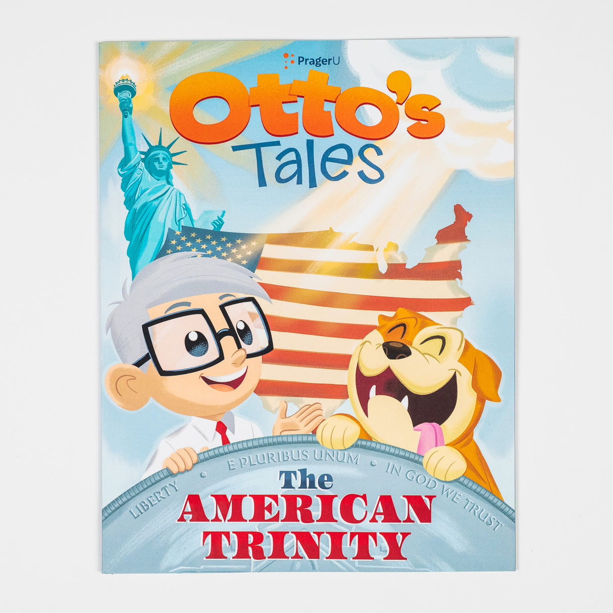 PragerU Otto's Tales: The American Trinity book cover featuring the title and author details.