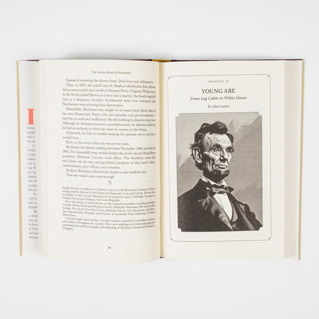 Cover of "The Honest Book of Presidents" by PragerU, featuring illustrations of U.S. presidents shaping American history.