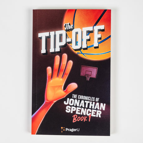 Cover image of "The Tip-Off" by PragerU, first book in The Chronicles of Jonathan Spencer series, featuring the book title and design.