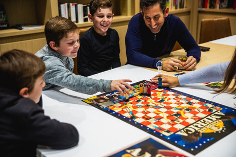 PragerU Celebrate America Race to The White House board game with colorful game pieces and a patriotic-themed game board.