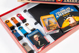 PragerU Celebrate America Race to The White House board game with colorful game pieces and a patriotic theme.