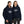 White logo hoodie by PragerU featuring "Land of the Free USA" design, casual pullover hoodie with front graphic.