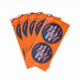 Set of five PragerU American pride stickers featuring patriotic designs on a sheet, perfect for decorating personal items.