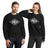 White Land of the Free USA sweatshirt by PragerU with a black logo, soft fabric, and comfortable fit.