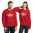 White Land of the Free USA sweatshirt by PragerU with a prominent white logo on the front, casual and comfortable apparel.