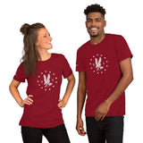 White emblem Freedom Eagle T-shirt by PragerU, featuring a printed eagle design on a black background.
