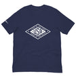 PragerU Land of the Free USA T-Shirt with white logo, casual cotton tee featuring patriotic design.